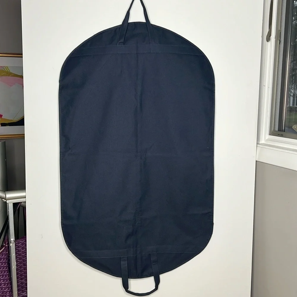 Ralph Loren Canvas Navy Zip Folding Garment Bag